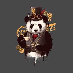 Steampunk panda T-Shirt