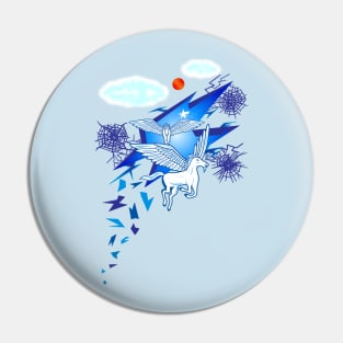 Bullet The Blue Sky Pin