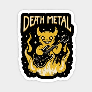 Death Metal Satanic Baphomet Cat Magnet