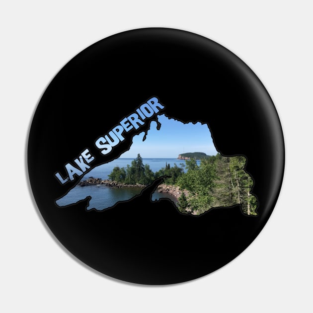 Lake Superior Outline (Tettegouche State Park) Pin by gorff