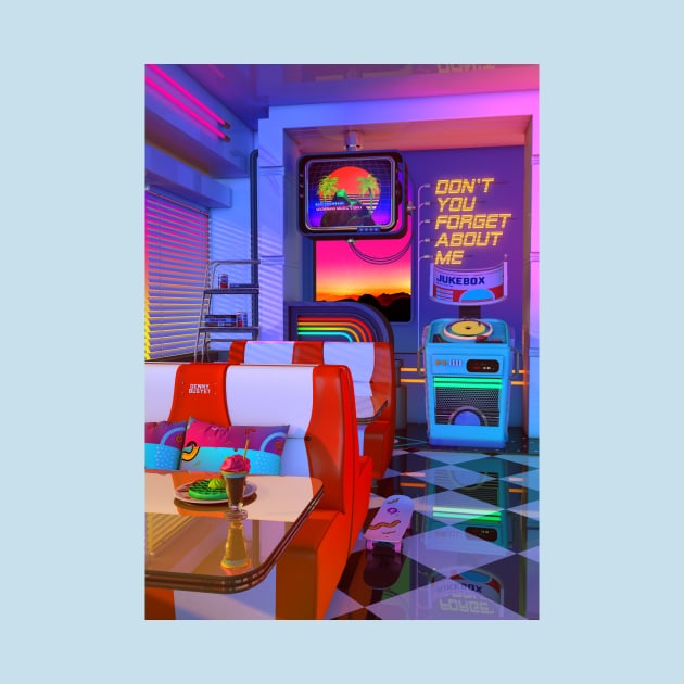 Retrowave Dine & Dream by dennybusyet