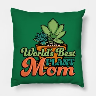 World's Best Plant Mom Pillow