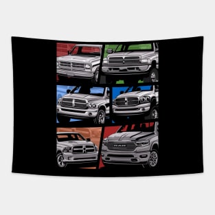 Pick up Truck Generations Tapestry