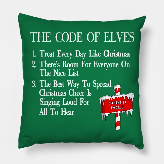 The Code of Elves Pillow by klance