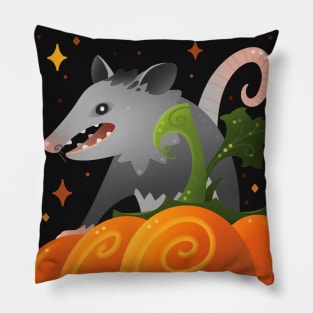 Pumpkin Opossum Pillow