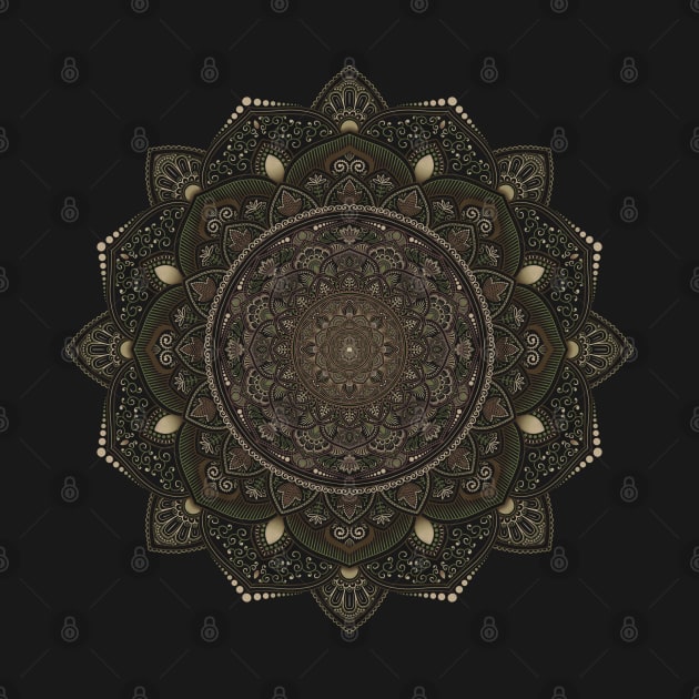 Earthtone Mandala by SheaBondsArt