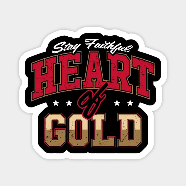 Heart of Gold Magnet by KDNJ