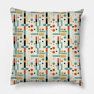 Abstract Geometric Shapes Pattern Pillow