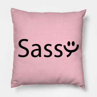 Sassy being sassy artsy Pillow