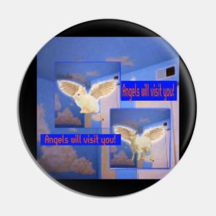 Angels will visit you - Weirdcore, internet nostalgia, dreamcore Pin