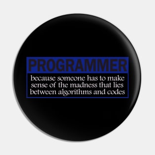 programmer, why not! Pin