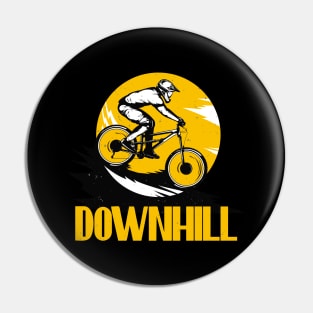 Downhill Mountain Biking Mountain Bike Biker Pin