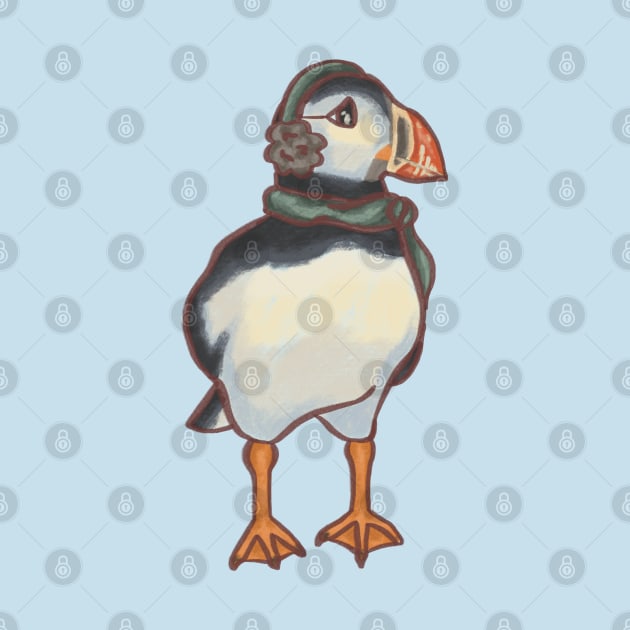 Ear Muff-in Puffin by danyellysdoodles