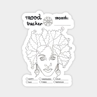 Monthly Mood Tracker Magnet