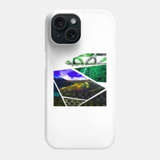 oaxaca in colors, art, marble and architecture landscape ecopop collage photo Phone Case