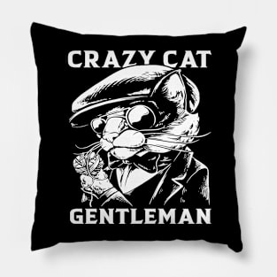 crazy cat Pillow