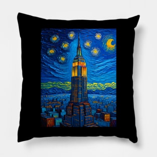 Empire State Building Pillow