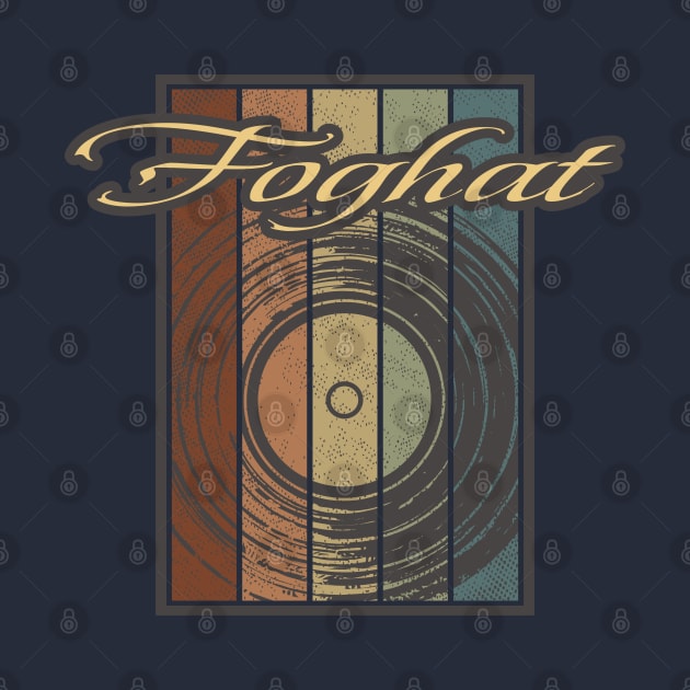 Foghat Vynil Silhouette by North Tight Rope