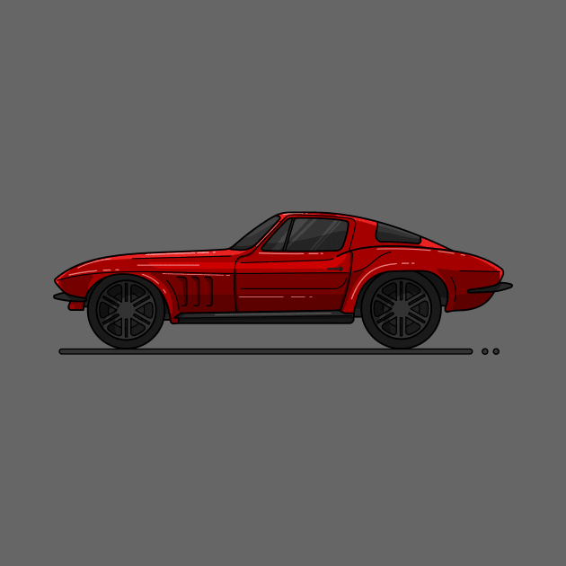 Red C2 Stingray by garistipis