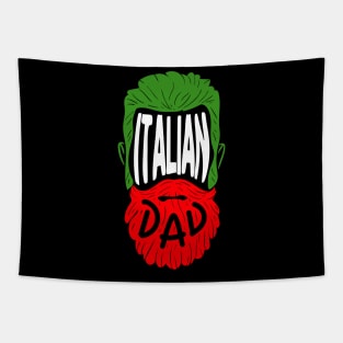 Italian Dad - Tattooed and Bearded T-Shirt Tapestry