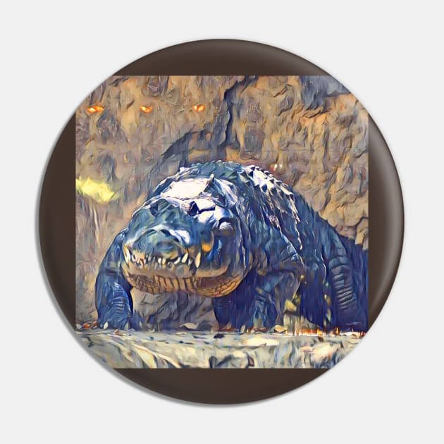 American Alligator Pin by Sharonzoolady