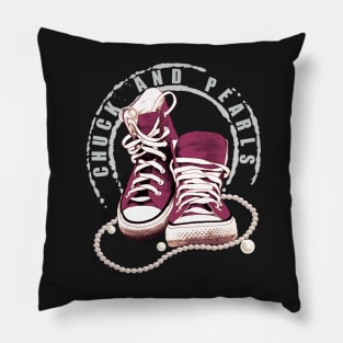 Chuck and Pearls Pillow