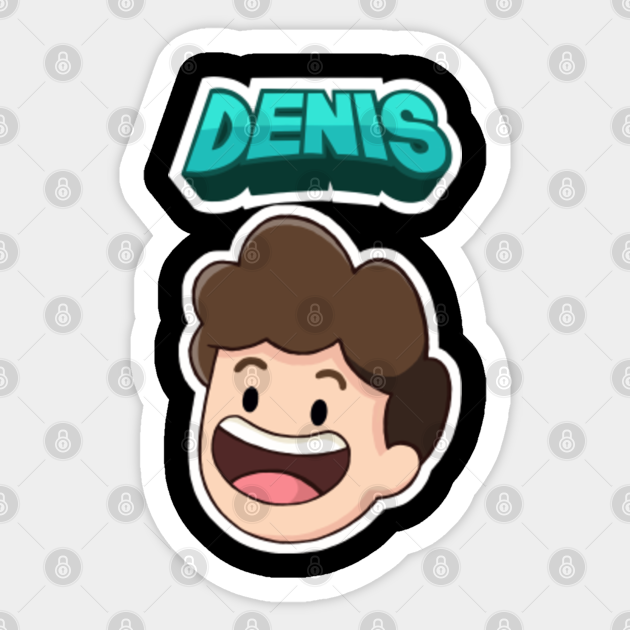 Denis Cartoon Face Denis Sticker Teepublic - denis roblox face