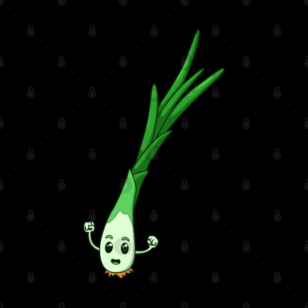 Cartoon spring onion by Modern Medieval Design