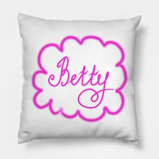 Betty. Female name. Pillow