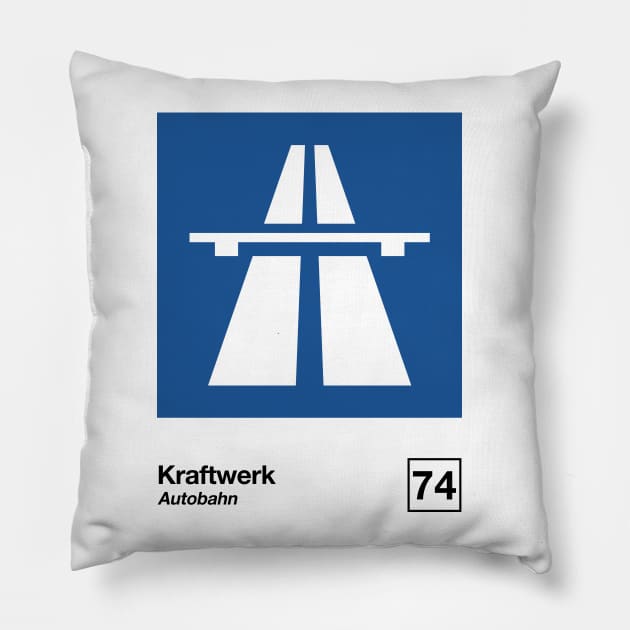 Kraftwerk / Minimalist Style Poster Artwork Design Pillow by saudade