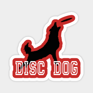 Border Coillie Disc Dog Magnet