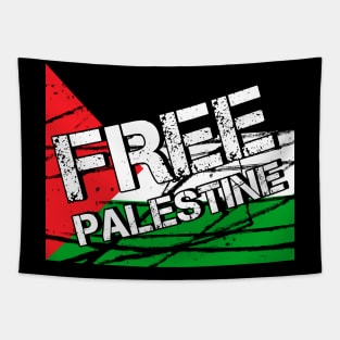 Flag of Palestine Free Palestine Tapestry