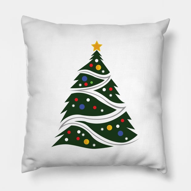 Christmas Tree Pillow by adamzworld