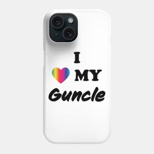 I Love My Guncle Phone Case