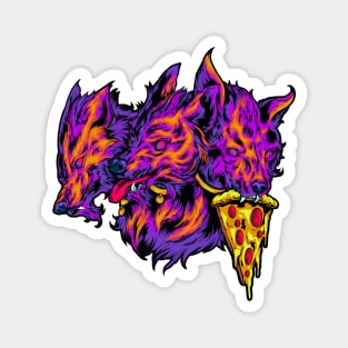 Alternate Color Edition Cerberus Good Boy Pizza Doggo Magnet