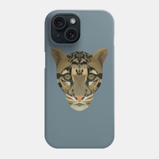 Geometrical Clouded Leopard Phone Case