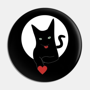 Black Cat Pin