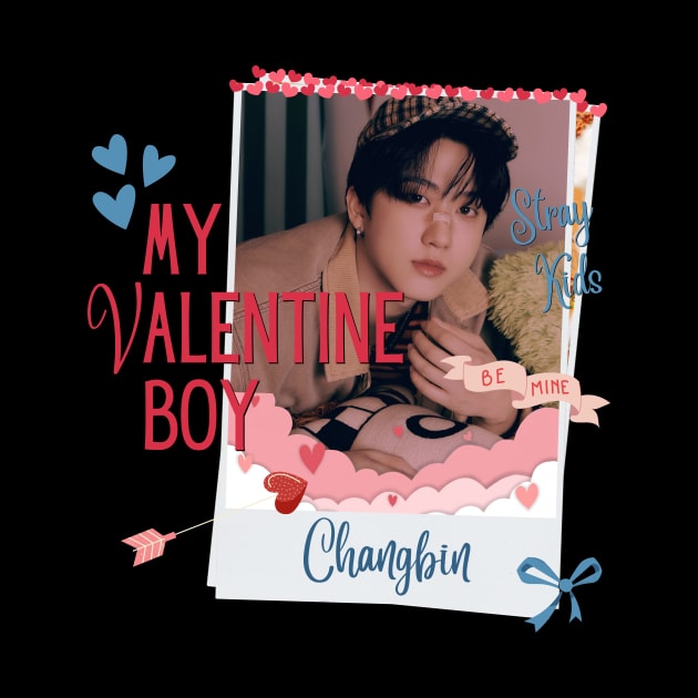 Changbin My Valentine Boy Stray Kids by wennstore