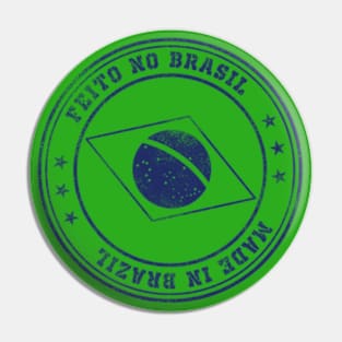 Feito No Brasil / Made In Brazil {blue} Pin