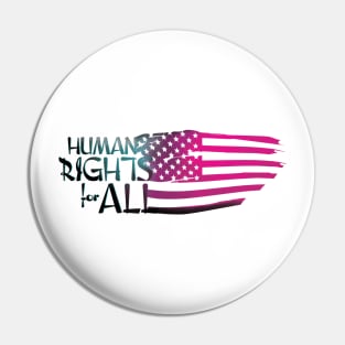 Human Rights For All Pin