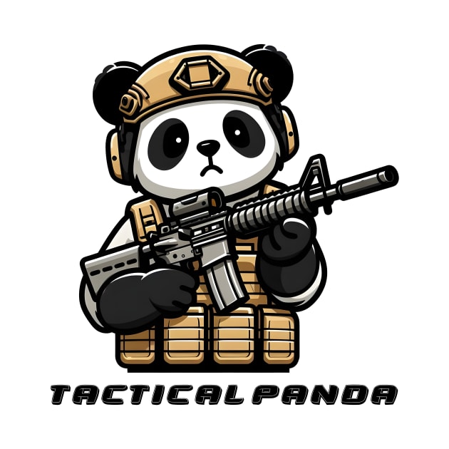 Tactical Panda by Rawlifegraphic