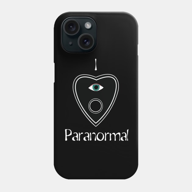 I heart Paranormal Phone Case by Never Dull