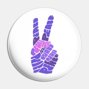 Peace Hand Pin