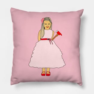 Little Miss Fireaxe Pillow