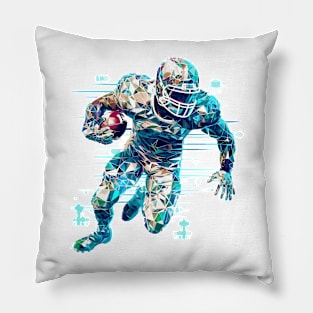 American Football Sport Game Champion Competition Abstract Pillow