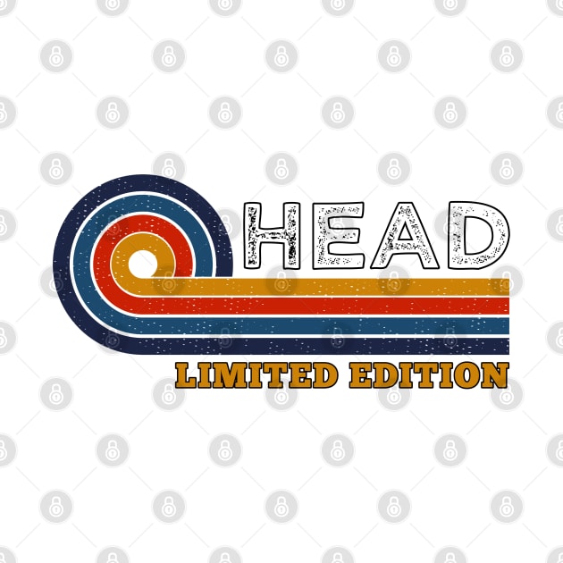 Funny Retro Vintage Sunset Head Design  Gift Ideas Humor Job Title Limited Edition by Arda