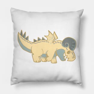 Cute Yellow Ram Dragon Twin Pillow