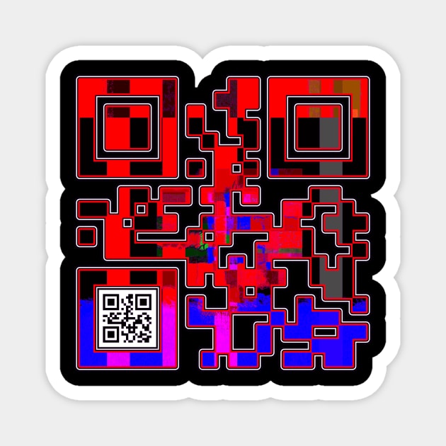 Desire QR Code Magnet by crunchysqueak