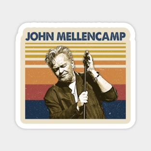 John Country Mellencamp Vintage Retro Magnet