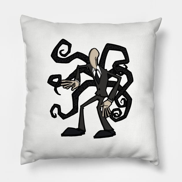 Slenderman Pillow by RichCameron